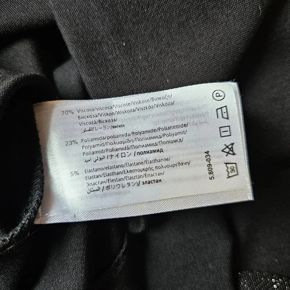 Abel & Lula black party Holidays top frill applique girls size 6 - Picture 5 of 5